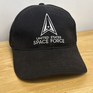 United States Space Force Air Force Fitted Black Hat